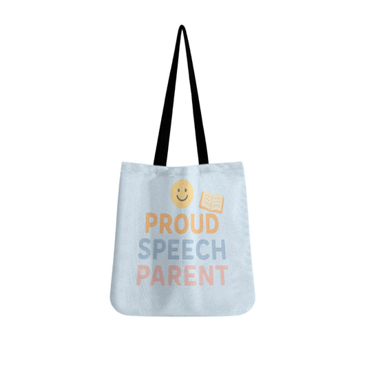 Proud Speech Parent Tote Bag – Supportive Gift for SLP Families & Caregivers