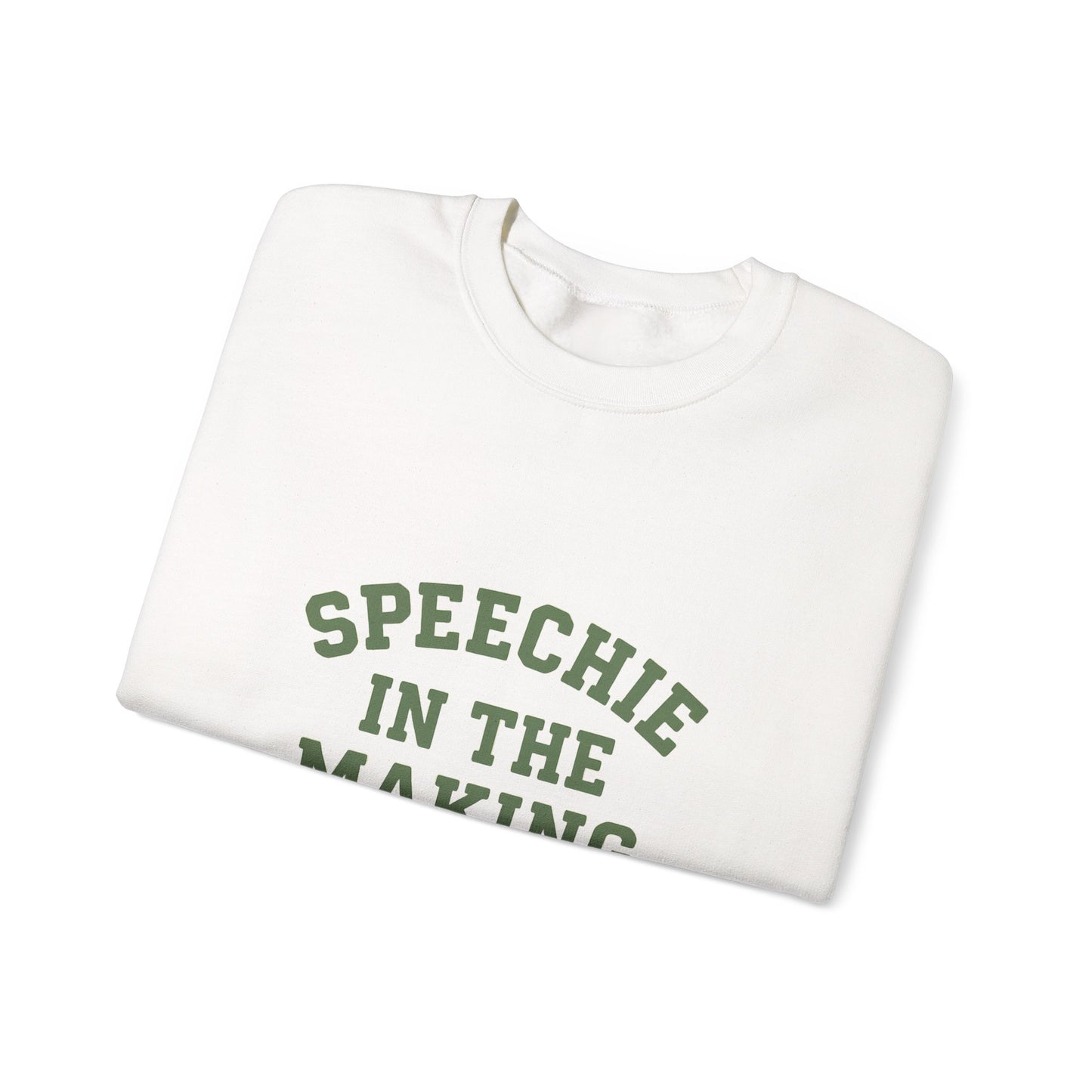 Speechie in the Making Sweatshirt | SLP Grad Student Crewneck | SLPA, CFY, Future Speech Therapist Gift | Brain, Speech Bubble, Heart Icons