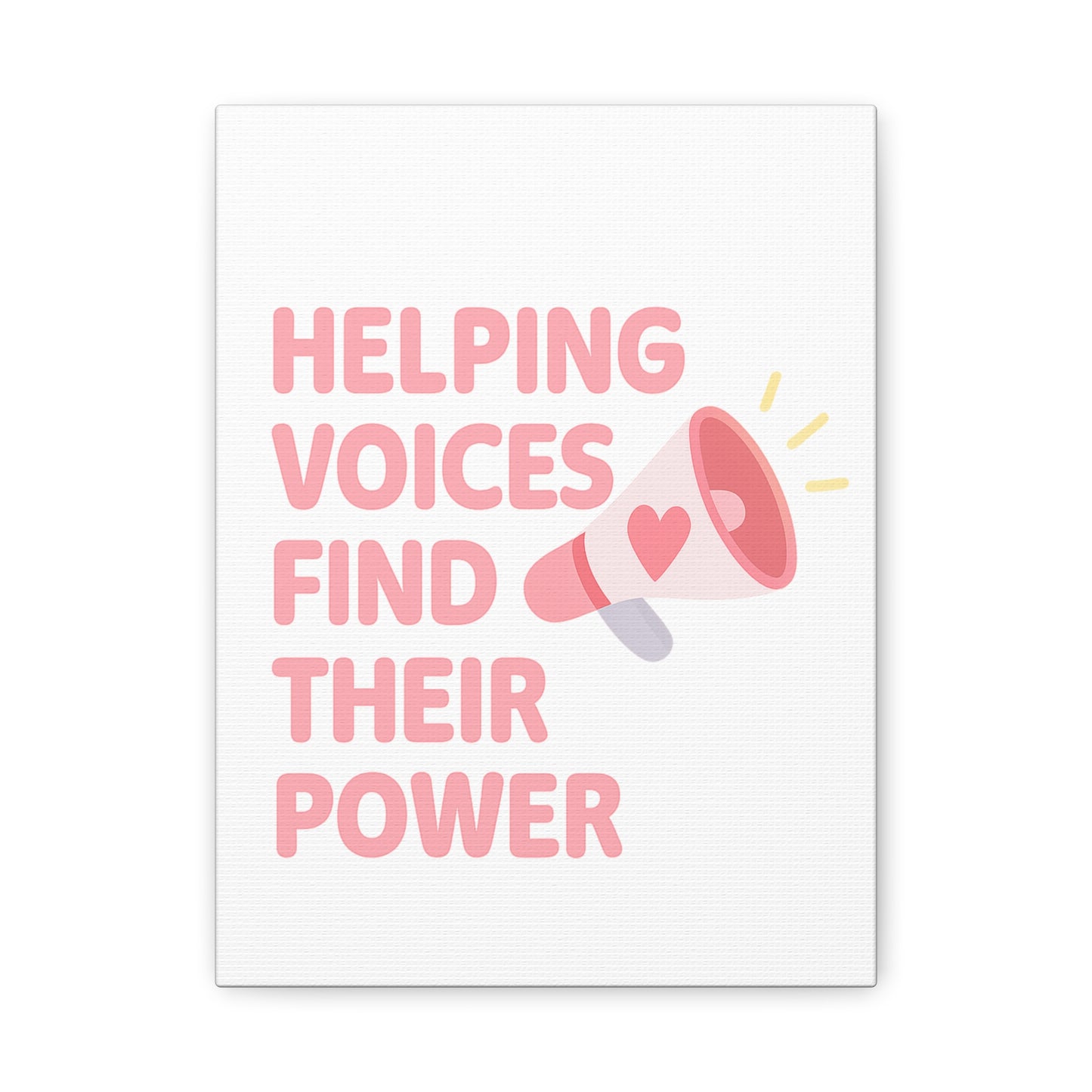 Helping Voices Find Their Power Poster | SLP Office Wall Art | Speech Therapy Printable | AAC, SLPA,Classroom Decor |Empowerment Quote Print