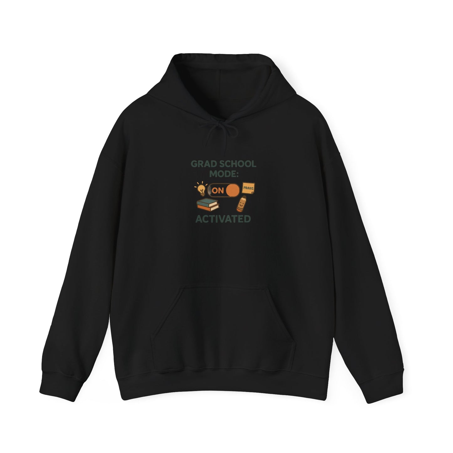 Grad School Mode Activated Hoodie | SLP Grad Student Sweatshirt | Praxis Exam Study Wear | Future Therapist Gift |Unisex Cozy College Hoodie