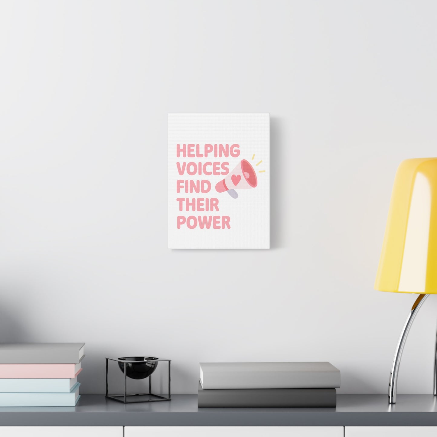 Helping Voices Find Their Power Poster | SLP Office Wall Art | Speech Therapy Printable | AAC, SLPA,Classroom Decor |Empowerment Quote Print