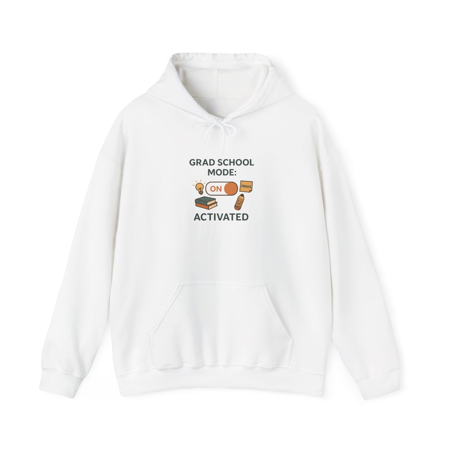 Grad School Mode Activated Hoodie | SLP Grad Student Sweatshirt | Praxis Exam Study Wear | Future Therapist Gift |Unisex Cozy College Hoodie