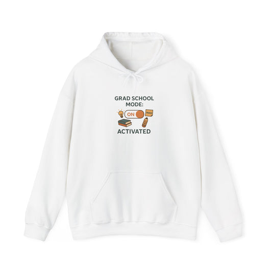 Grad School Mode Activated Hoodie | SLP Grad Student Sweatshirt | Praxis Exam Study Wear | Future Therapist Gift |Unisex Cozy College Hoodie