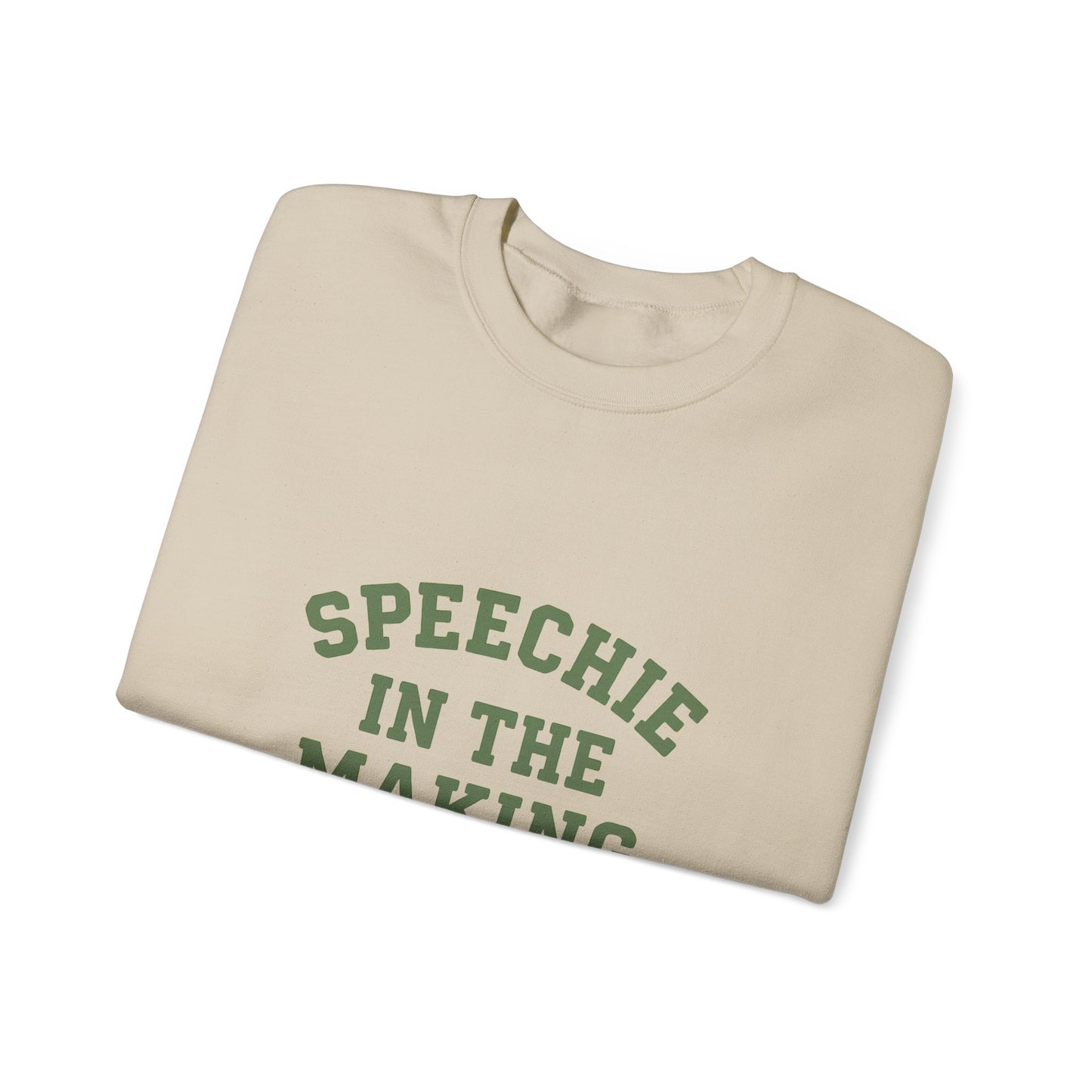 Speechie in the Making Sweatshirt | SLP Grad Student Crewneck | SLPA, CFY, Future Speech Therapist Gift | Brain, Speech Bubble, Heart Icons