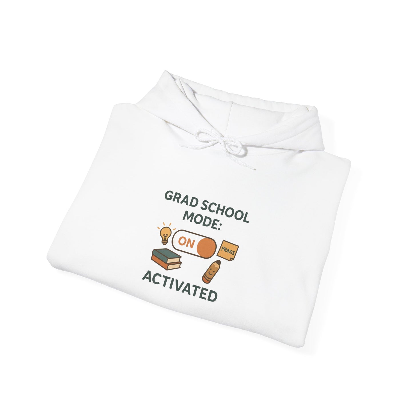 Grad School Mode Activated Hoodie | SLP Grad Student Sweatshirt | Praxis Exam Study Wear | Future Therapist Gift |Unisex Cozy College Hoodie
