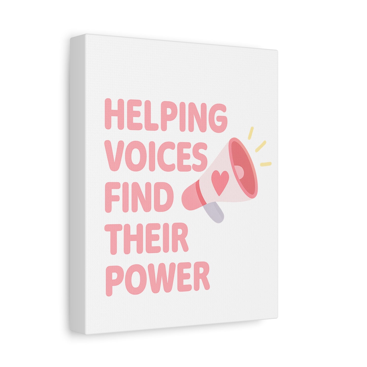 Helping Voices Find Their Power Poster | SLP Office Wall Art | Speech Therapy Printable | AAC, SLPA,Classroom Decor |Empowerment Quote Print