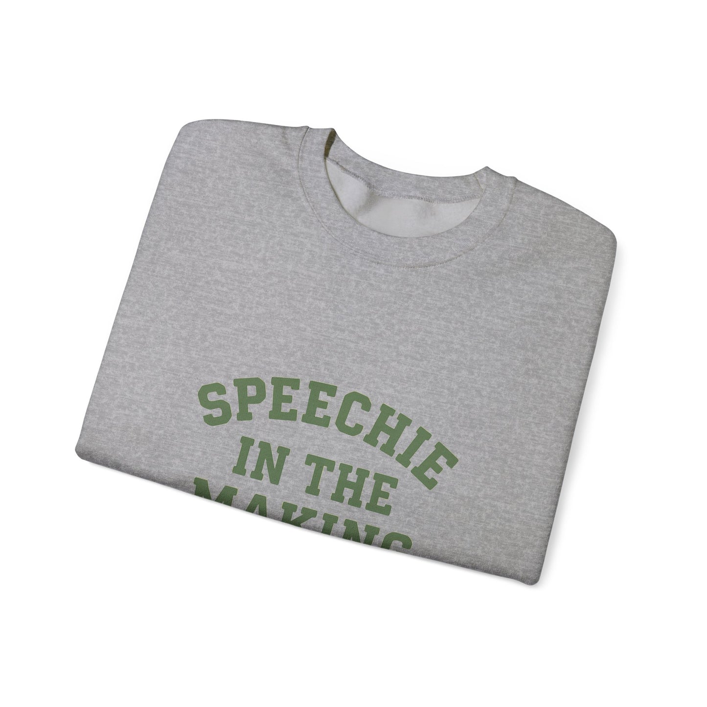 Speechie in the Making Sweatshirt | SLP Grad Student Crewneck | SLPA, CFY, Future Speech Therapist Gift | Brain, Speech Bubble, Heart Icons
