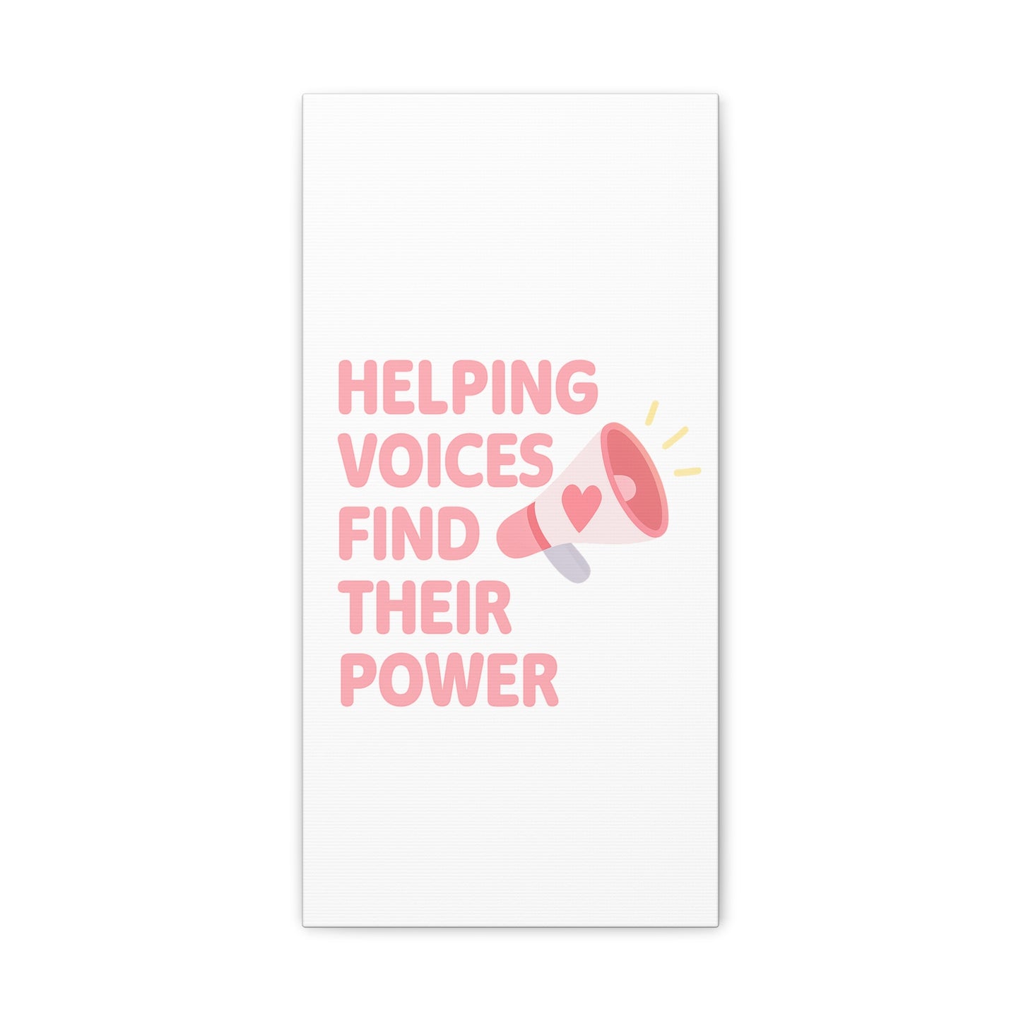 Helping Voices Find Their Power Poster | SLP Office Wall Art | Speech Therapy Printable | AAC, SLPA,Classroom Decor |Empowerment Quote Print