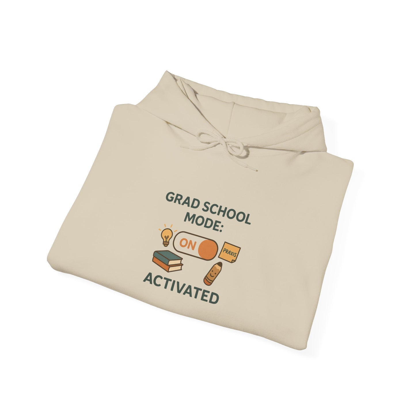 Grad School Mode Activated Hoodie | SLP Grad Student Sweatshirt | Praxis Exam Study Wear | Future Therapist Gift |Unisex Cozy College Hoodie