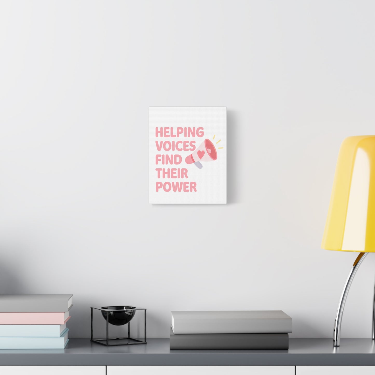 Helping Voices Find Their Power Poster | SLP Office Wall Art | Speech Therapy Printable | AAC, SLPA,Classroom Decor |Empowerment Quote Print