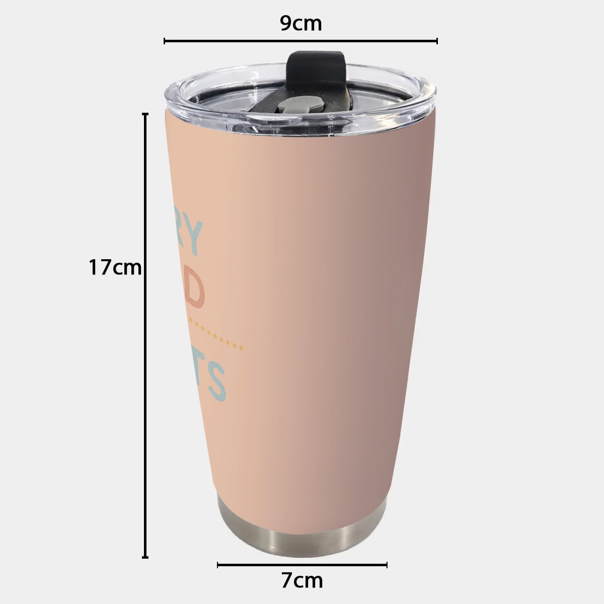 Every Word Counts Tumbler – Speech Therapist Gift | Motivational SLP Travel Mug | Speech Therapy Quote Cup