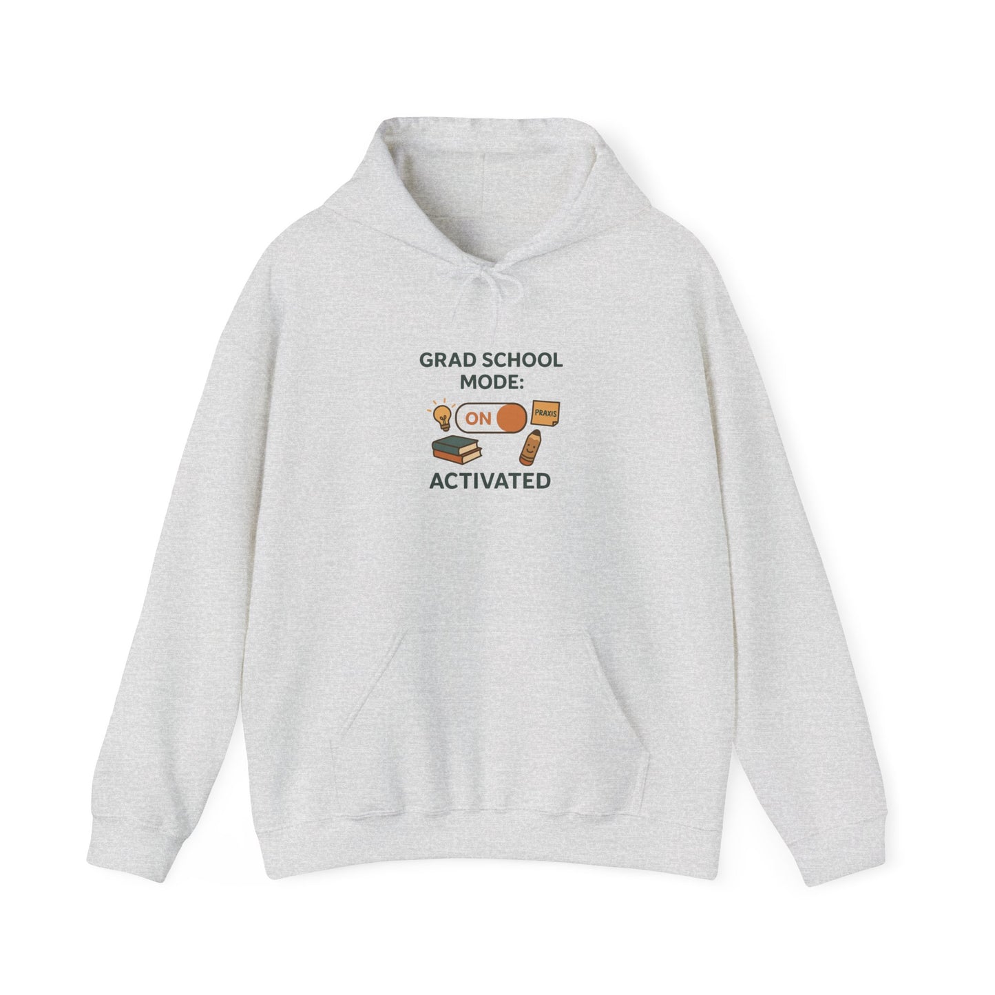 Grad School Mode Activated Hoodie | SLP Grad Student Sweatshirt | Praxis Exam Study Wear | Future Therapist Gift |Unisex Cozy College Hoodie