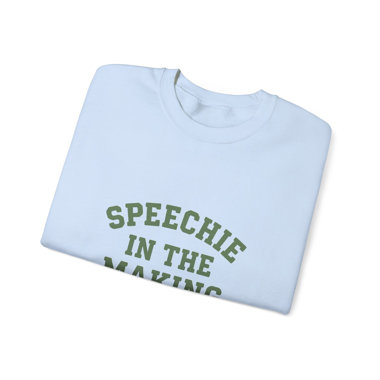 Speechie in the Making Sweatshirt | SLP Grad Student Crewneck | SLPA, CFY, Future Speech Therapist Gift | Brain, Speech Bubble, Heart Icons