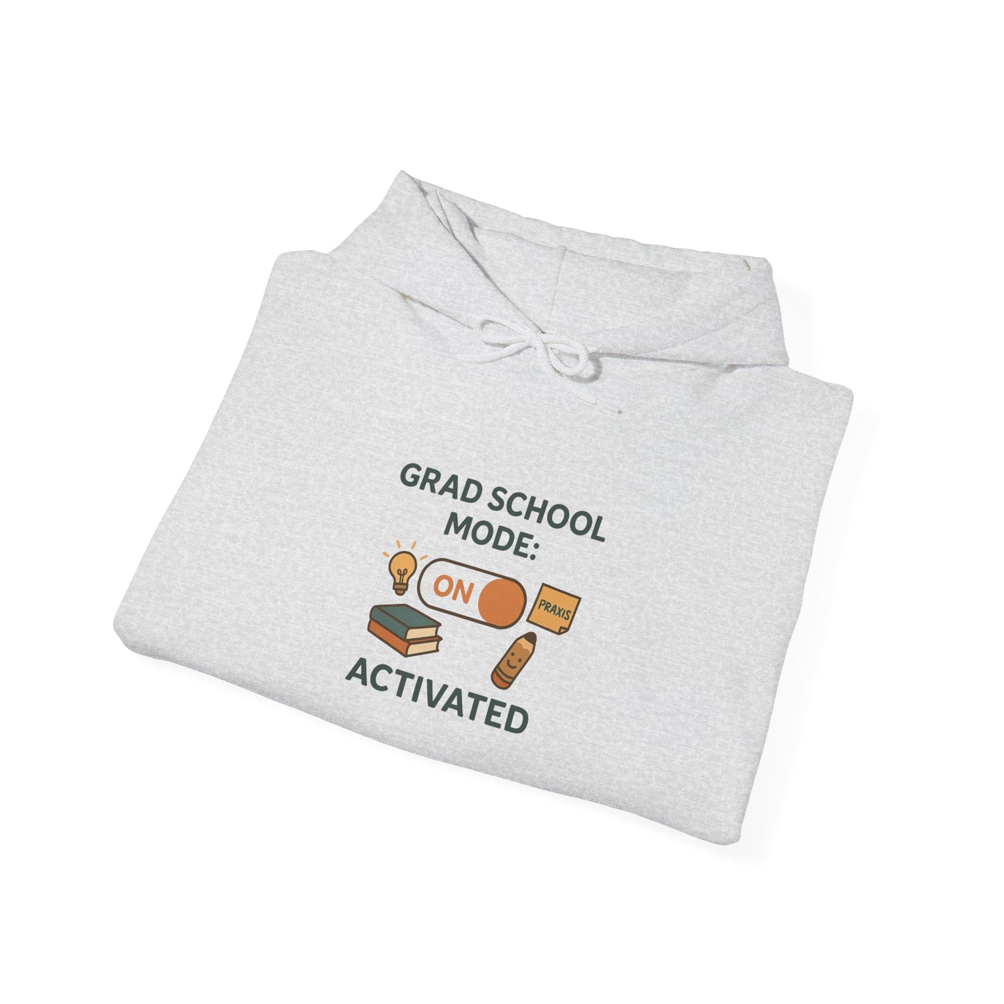 Grad School Mode Activated Hoodie | SLP Grad Student Sweatshirt | Praxis Exam Study Wear | Future Therapist Gift |Unisex Cozy College Hoodie