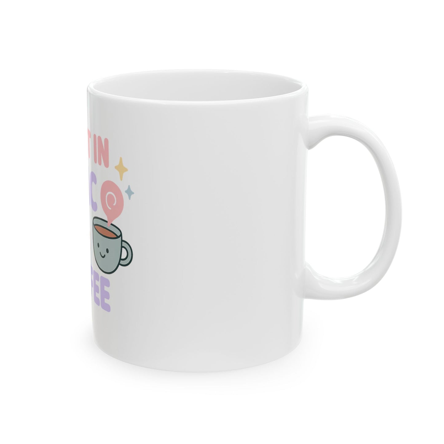 Fluent in AAC and Coffee Mug | SLP Therapist Gift | Cute Speech Language Pathology Cup | slpa, ot, SPED Coffee Lover Cup