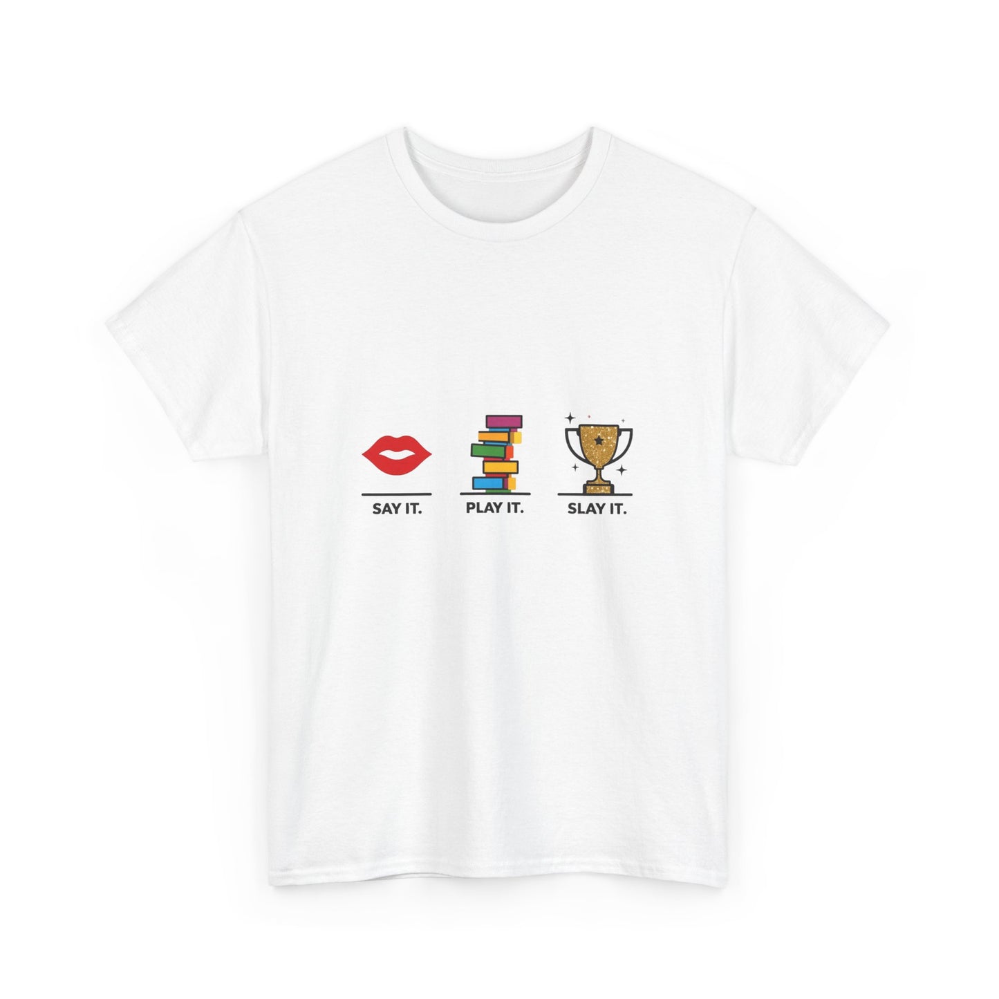 Say It Play It Slay It SLP Shirt | Speech Therapist Gift | Speech Pathology Student Tee | Fun SLPA Unisex T-Shirt | Speech Therapy Apparel