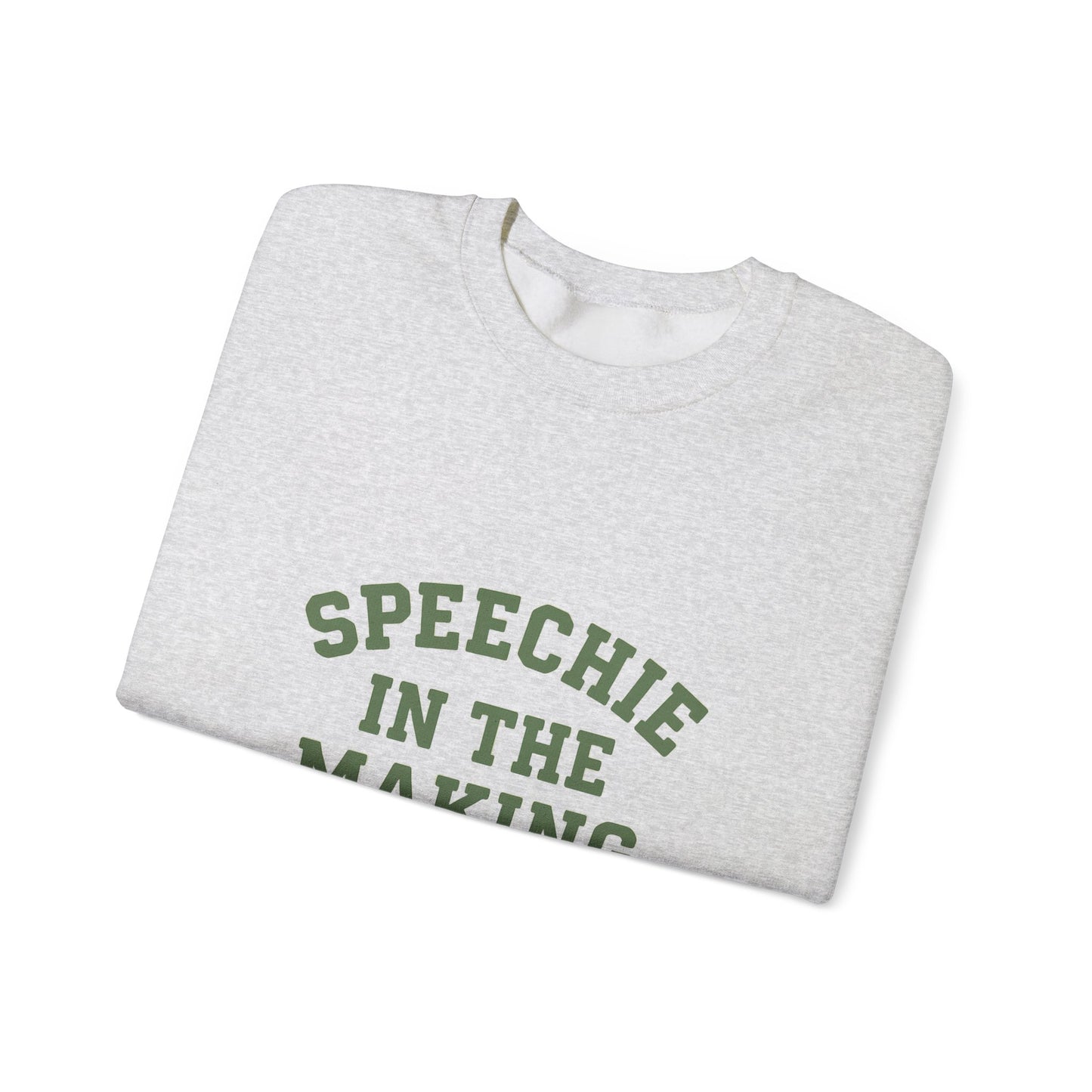Speechie in the Making Sweatshirt | SLP Grad Student Crewneck | SLPA, CFY, Future Speech Therapist Gift | Brain, Speech Bubble, Heart Icons