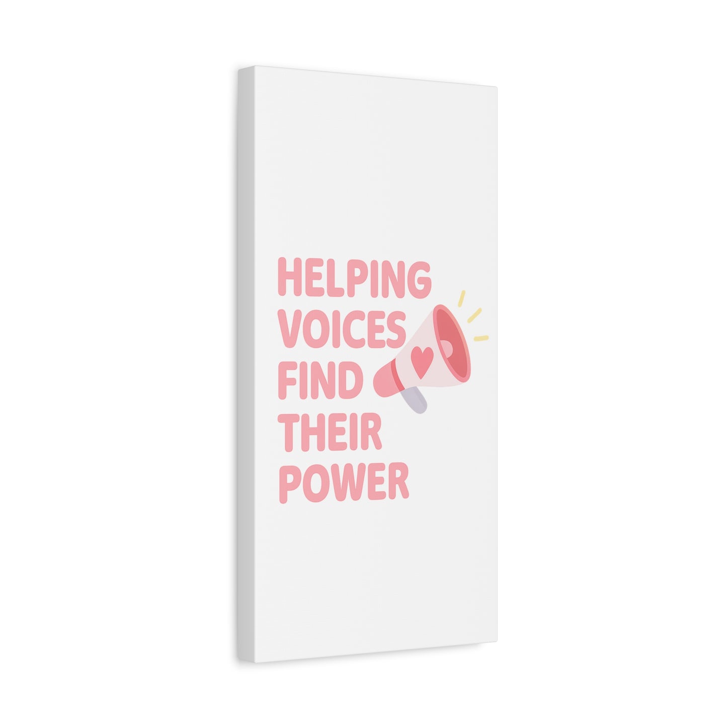 Helping Voices Find Their Power Poster | SLP Office Wall Art | Speech Therapy Printable | AAC, SLPA,Classroom Decor |Empowerment Quote Print